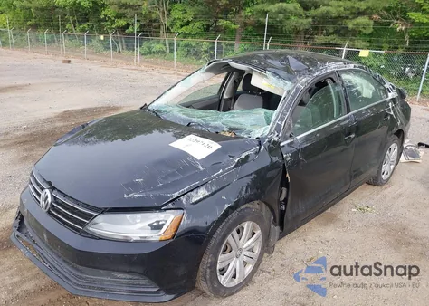 2017 Volkswagen Jetta 1.4T S из США, поврежденный, VIN 3VW2B7AJ6HM345400